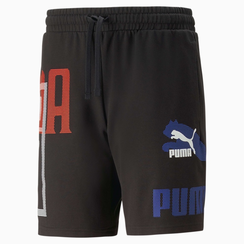 NWT PUMA Men's Black Graphic Shorts